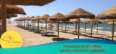 Ombrelloni in paglia