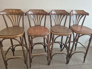 sgabelli in legno 
