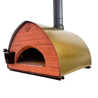 Forno per pizza gas e legna ibrido Bollore 2 pizze