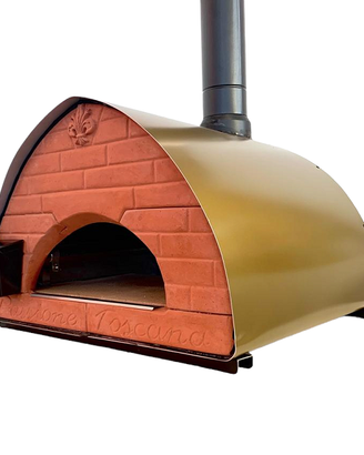 Forno per pizza gas e legna ibrido Bollore 2 pizze