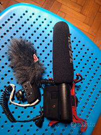 Microfono Shotgun Rode e Sennheiser 