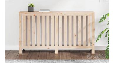 Copri termosifone legno massello 153x19x84
