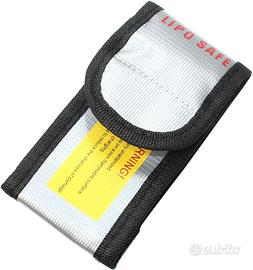 Borsa Ignifuga LiPo 95×64×50 mm per Batterie RC