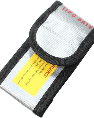 Borsa Ignifuga LiPo 95×64×50 mm per Batterie RC