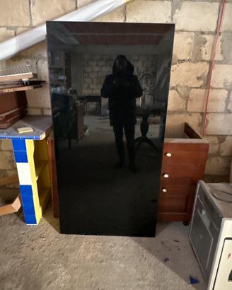 Piano scrivania ikea vetro nero