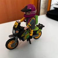 Action figure moto da turismo Playmobil