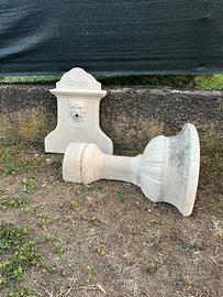 Fontana da giardino in pietra decorativa