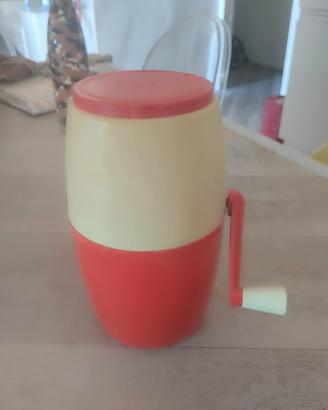 Trita ghiaccio vintage STYLE anni 70 rosso/ crema