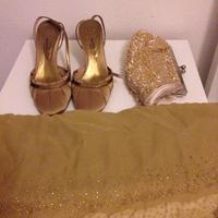 Pochette + scarpe + coprispalle