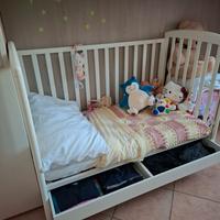 Culla che diventa lettino GIORDANI