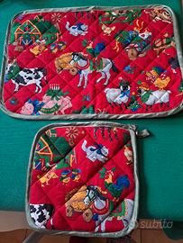 Tovaglietta per colazione e presina