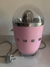 Spremiagrumi smeg rosa con scatola originale