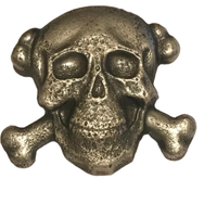 Distintivo teschio Brigate Nere in fusione