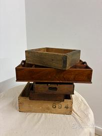 Cassette/cabaret/scatole antiche