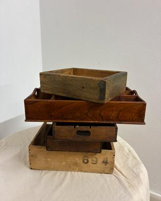 Cassette/cabaret/scatole antiche