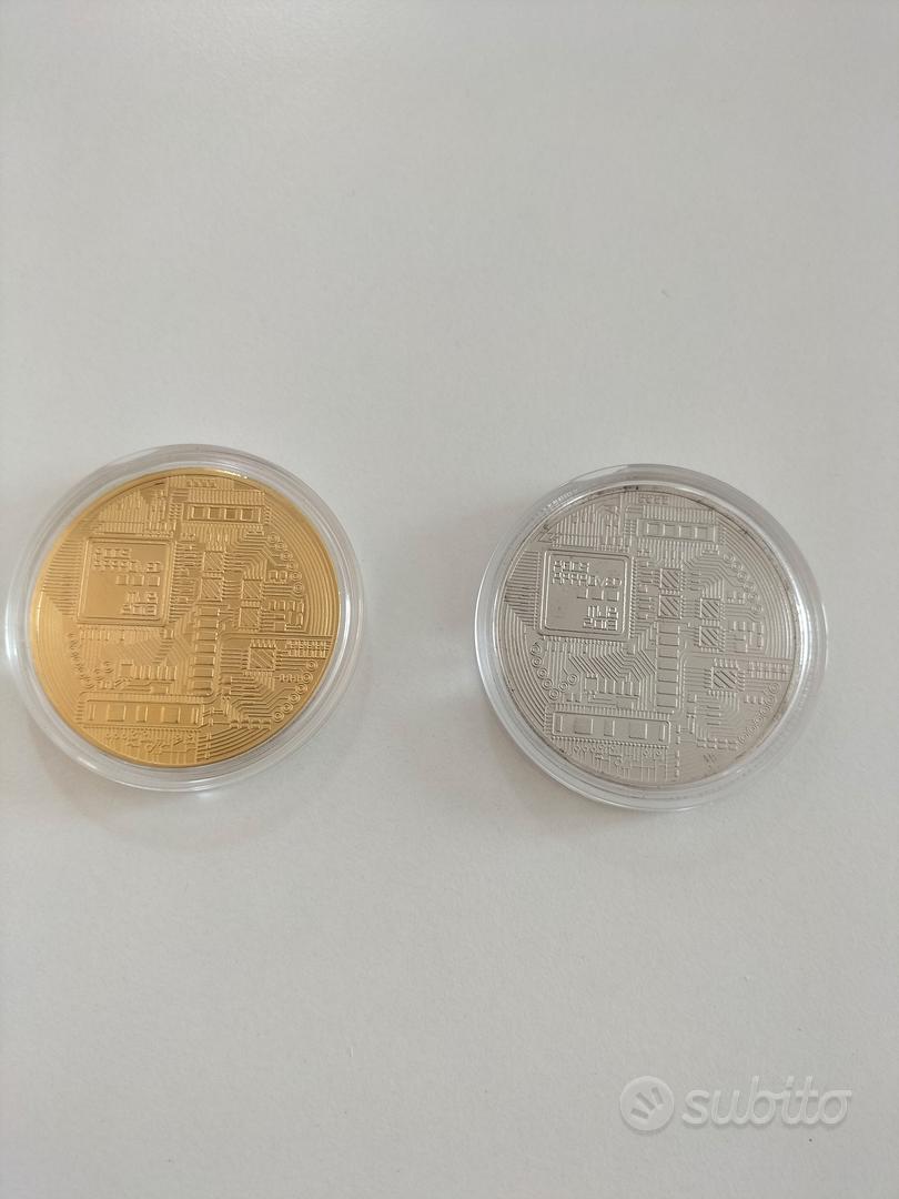 Coppia Monete Bitcoin Collezione Finitura oro arg - Collezionismo In  vendita a Torino