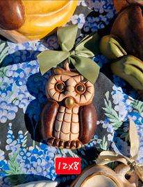 Formella PICCOLA gufo Thun