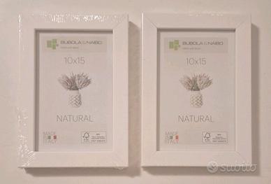 Coppia cornici 10x15 Made in Italy