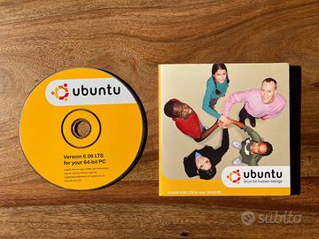 linux Ubuntu 6.06 collezione retrocomputer vintage