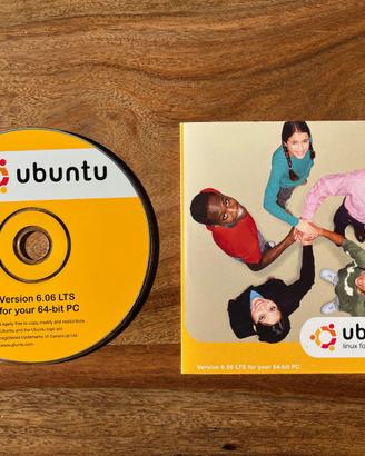 linux Ubuntu 6.06 collezione retrocomputer vintage