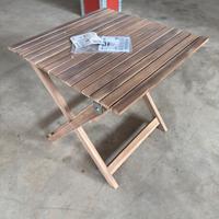 Tavolino Pieghevole basso in legno Nuovo