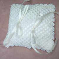 Cuscinetto portafedi uncinetto 