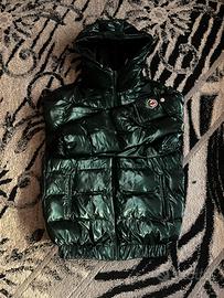 Piumino Stile Moncler Maya Lucido Verde Scuro