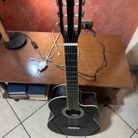 Chitarra classica amplificata