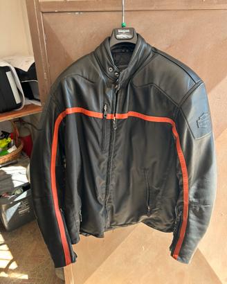 Giubbotto Harley in pelle taglia xl