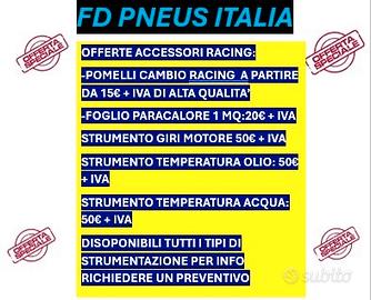 catalogo accessori racing automobilismo