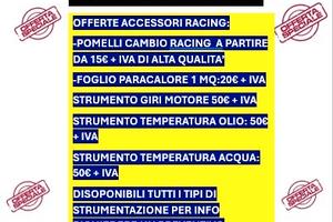 catalogo accessori racing automobilismo