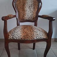 Poltrona stile Francese Luigi XVI Animalier