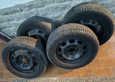 4 Cerchi Cerchioni ferro R 16 BMW serie 1, 2, 3