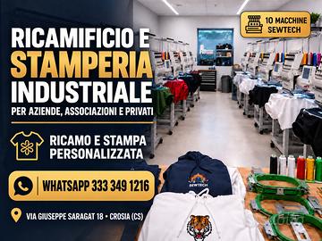 Ricamificio e stamperia industriale - Personalizza