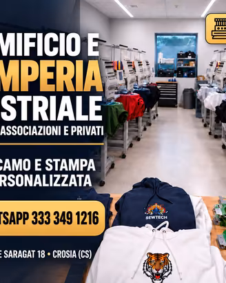 Ricamificio e stamperia industriale - Personalizza