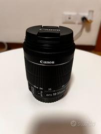 Canon EF-S 18-55 mm F3.5-5.6 IS STM 58 mm Obiettiv