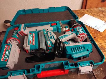 Kit Combinato Utensili Total 20V Brushless