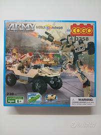 COSTRUZIONI COGO 3358 ARMY ACTION 2 in 1.