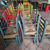 104 Sedie in legno nuove – da €30 cad.