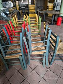 104 Sedie in legno nuove – da €30 cad.