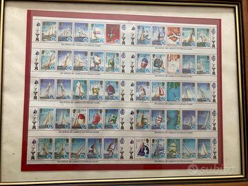 FOGLIO COMPLETO 1987 America's cup Solomon