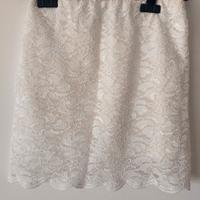 gonna Mixerí bianca in pizzo