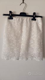 gonna Mixerí bianca in pizzo