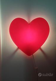 lampada da parete CUORE