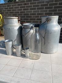 Oggetti per il latte antichi e rari da collezione