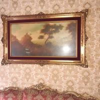 Quadro antico W.Marshall paesaggio