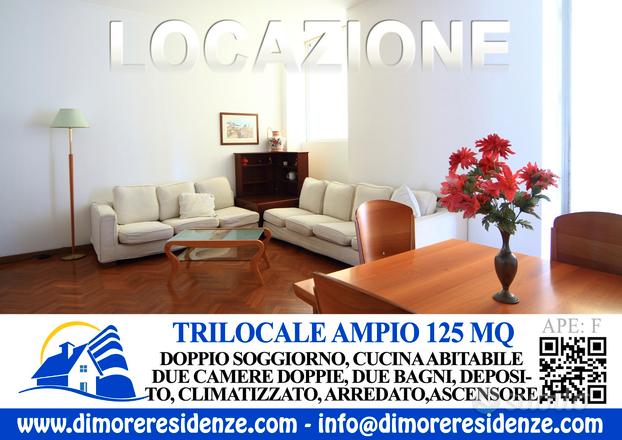 Trilocale e cucina, panoramico,arredato