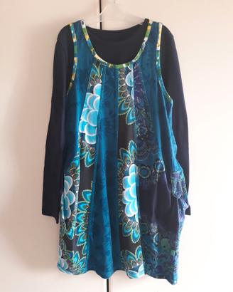 Abito DESIGUAL maglia bimba taglia 7/8 anni