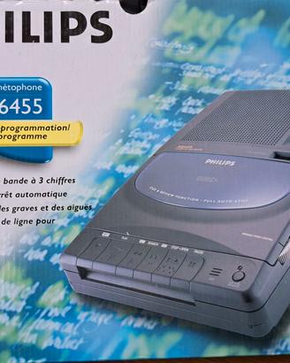 Lettore/registratore cassette Philips AQ6455