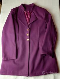 Giacca Cappotto Donna Viola Prugna Magenta | Tagli